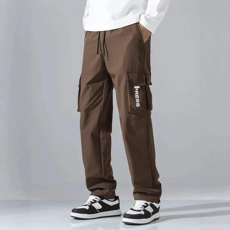 Herren Cargo-Jogginghose mit elastischem Bund, seitlichen Klapp- & Reißverschlusstaschen Nord Taschen