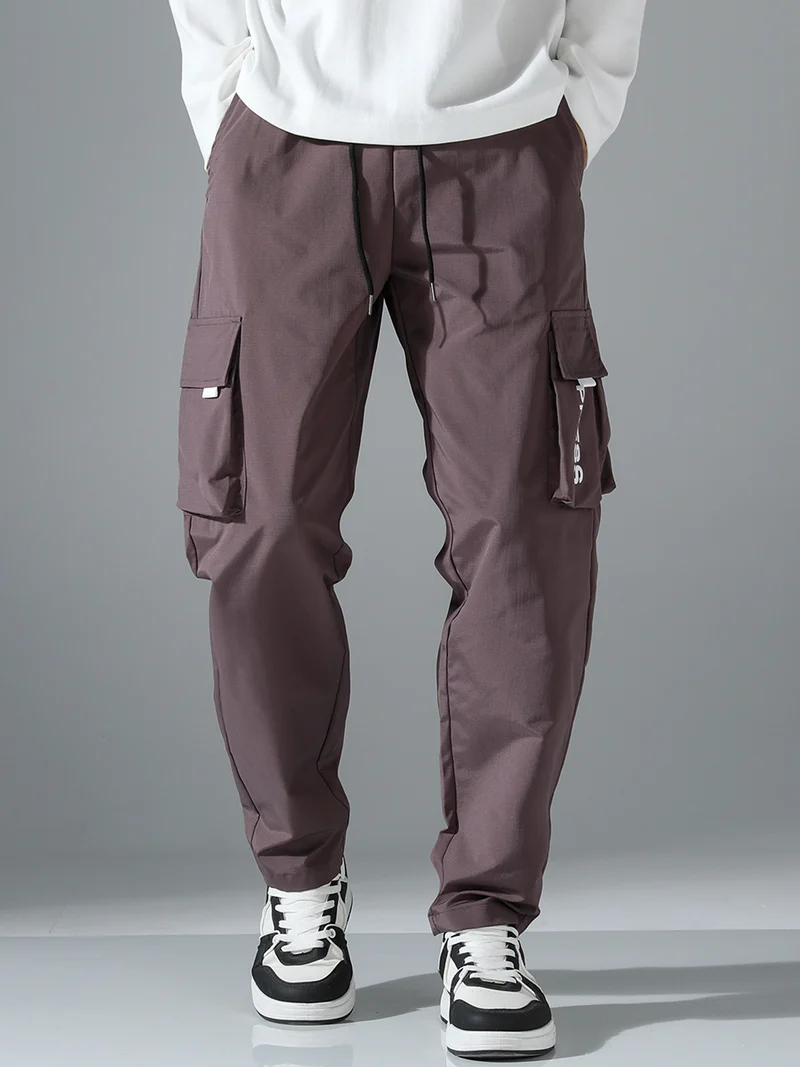 Herren Cargo-Jogginghose mit elastischem Bund, seitlichen Klapp- & Reißverschlusstaschen Nord Taschen