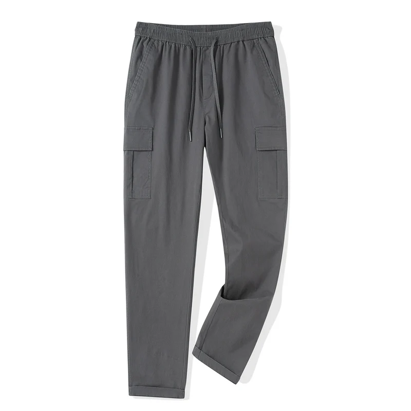 Herren Cargo-Jogginghose mit elastischem Bund, Kordelzug und aufgesetzten Klappentaschen Nord Taschen
