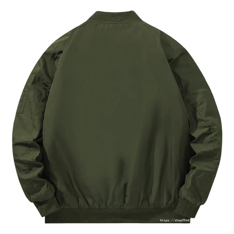 Herren Bomberjacke im Fliegerstil mit wattierter Thermofütterung und Ärmel-Utilitytasche Nord Taschen