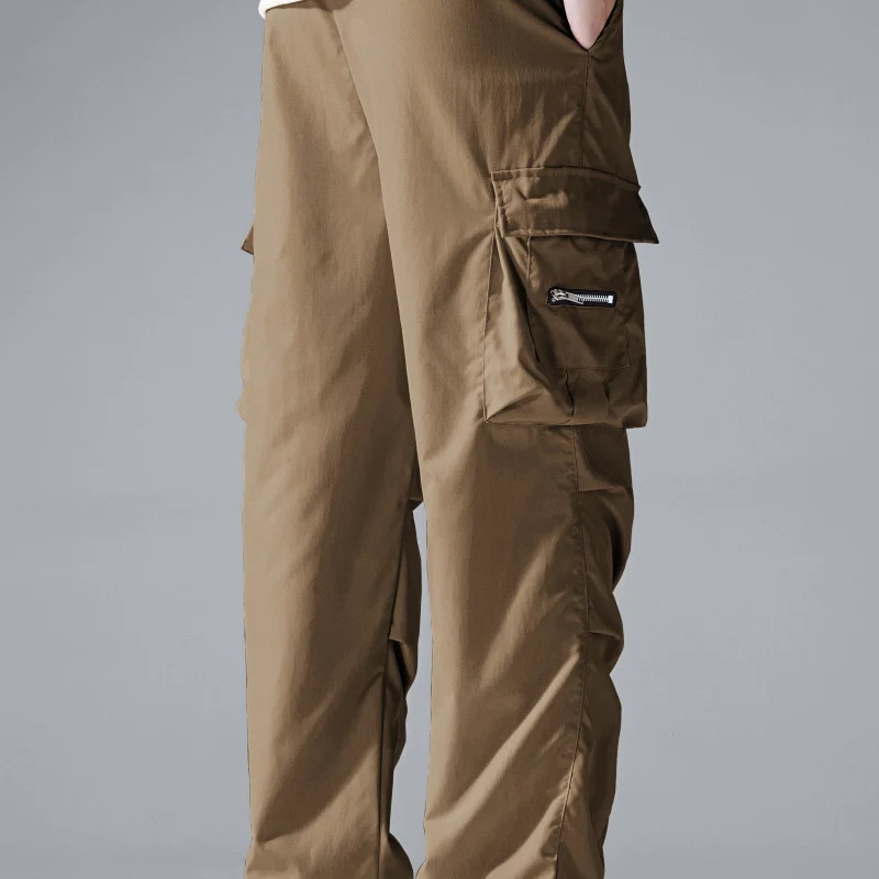 Herren Baggy‑Utility‑Cargohose mit Mehrfachtaschen, verstärkten Knieeinsätzen & Kordelbund Nord Taschen