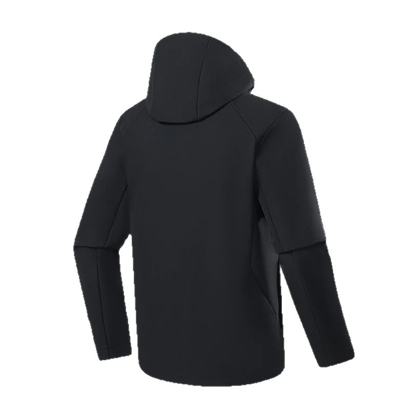 Herren Atmungsaktive Softshell-Fleecejacke mit mehrlagiger Membran, ergonomischem Schnitt und verstellbarer Kapuze Nord Taschen