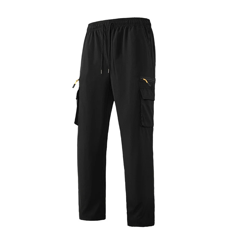Herren Atmungsaktive Cargo-Loungehose mit Elastikbund, Kordelzug & Multifachtaschen Nord Taschen
