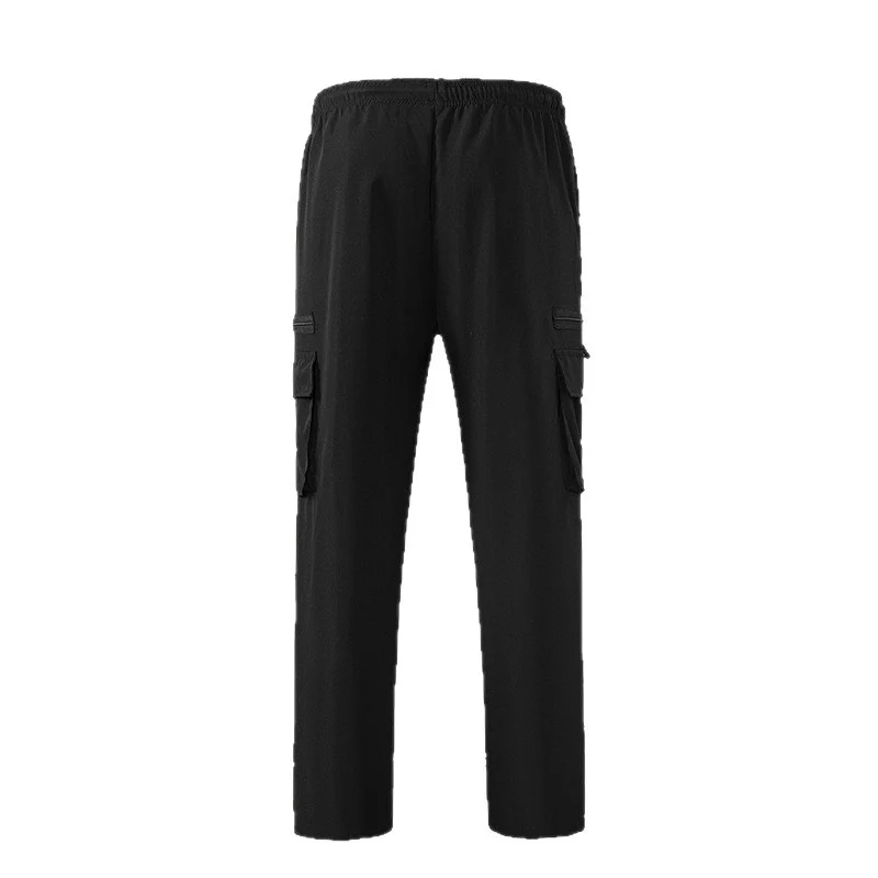 Herren Atmungsaktive Cargo-Loungehose mit Elastikbund, Kordelzug & Multifachtaschen Nord Taschen