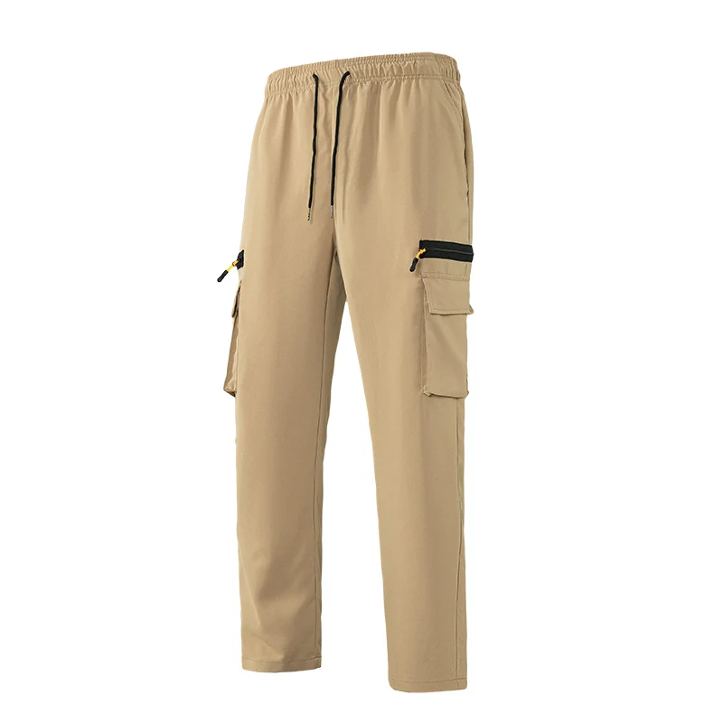 Herren Atmungsaktive Cargo-Loungehose mit Elastikbund, Kordelzug & Multifachtaschen Nord Taschen