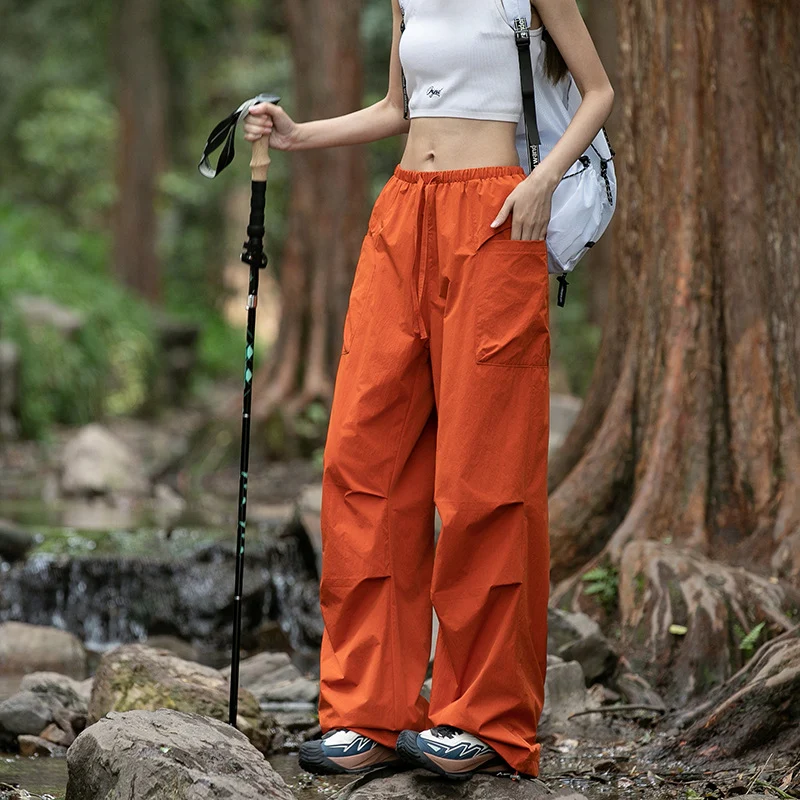 Damen weite technische Trekkinghose Nord Taschen