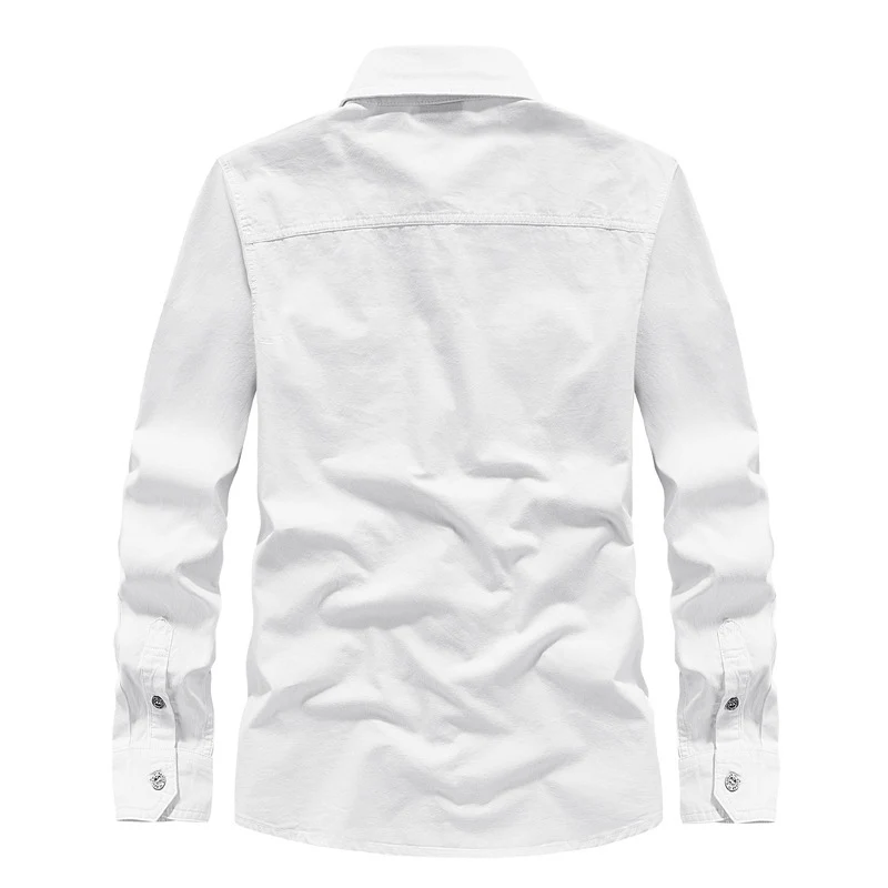 Herren Militärinspiriertes Hemdblouson mit Schulterpatten, Brustpattentaschen und Abzeichenpatches Nord Taschen