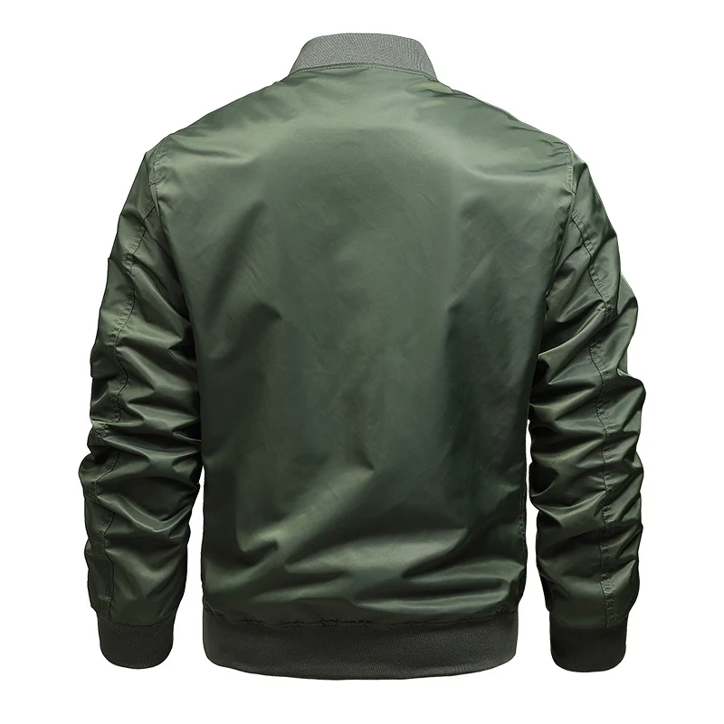 Herren leichtes Pilotblouson aus Hightech‑Nylon mit Ärmel‑Organizer und kontrastierendem Innenfutter Nord Taschen
