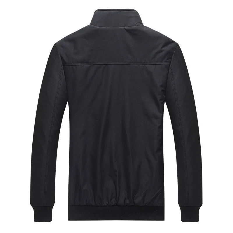 Herren leichter Zip-Blouson aus Funktionsmix mit Stehkragen und kariertem Innenfutter Nord Taschen