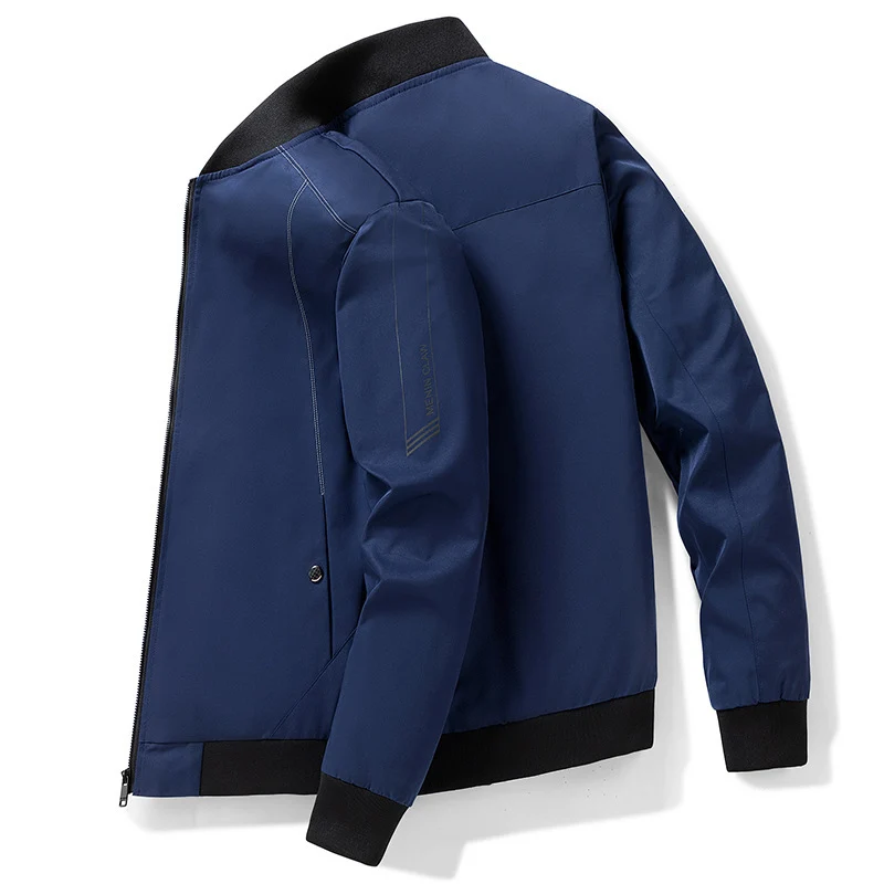 Herren Leichter winddichter Tech‑Bomber mit Rippbündchen und minimalistischen Nahtdetails Nord Taschen
