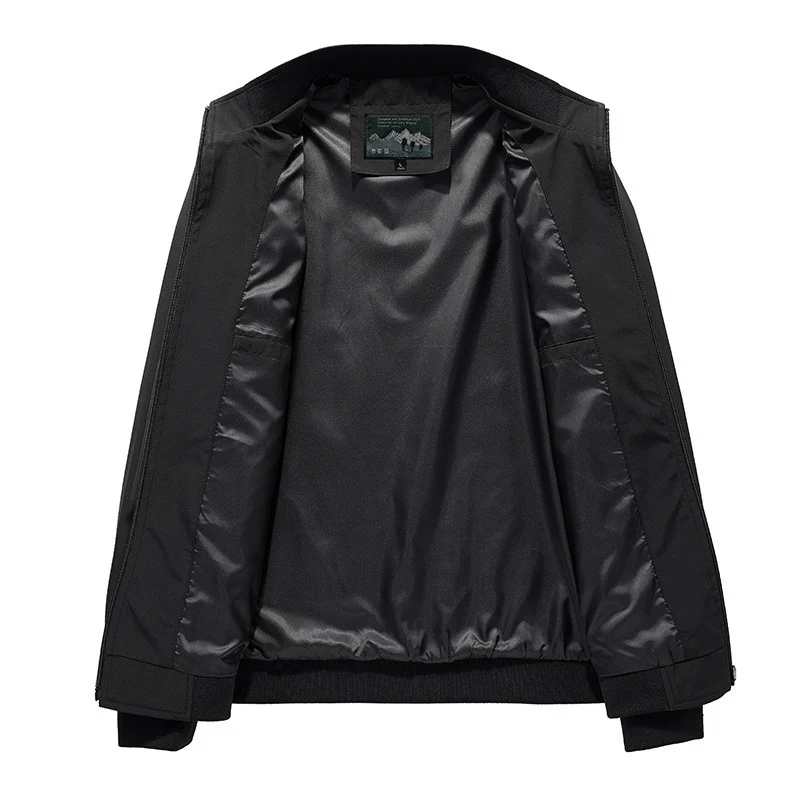 Herren Leichter Softshell-Bomber mit reflektierenden Ärmeldetails und hohem Stehkragen Nord Taschen