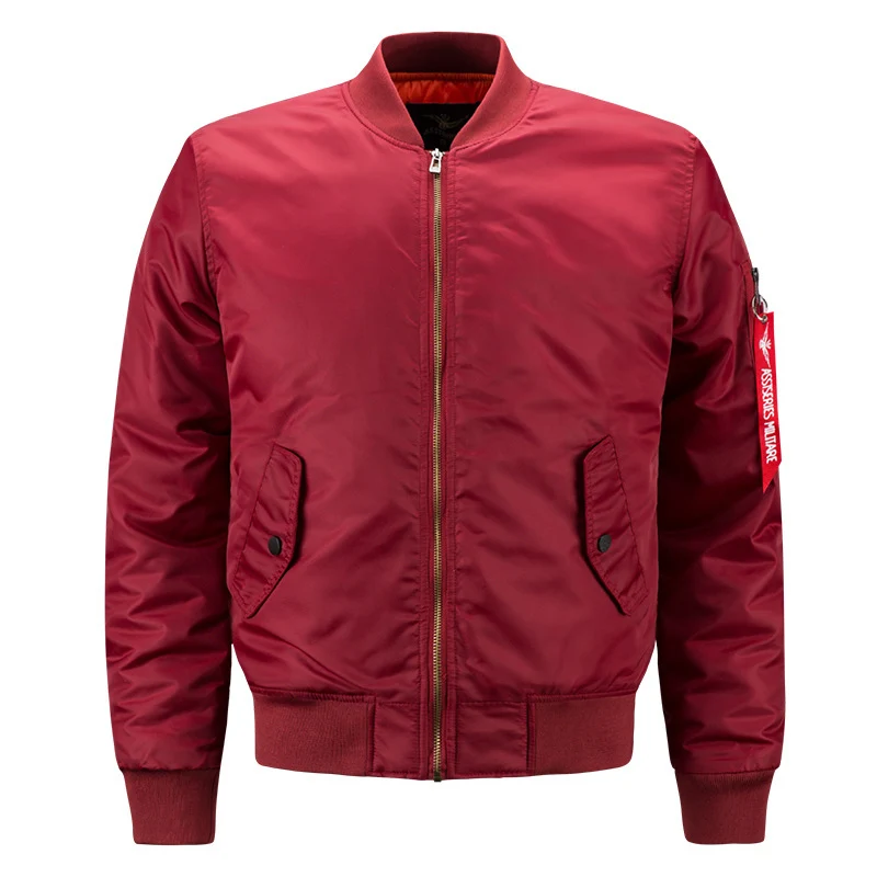 Herren Leichter Nylon-Bomber mit Ärmeltasche, Rippbündchen und Thermo‑Wattierung Nord Taschen