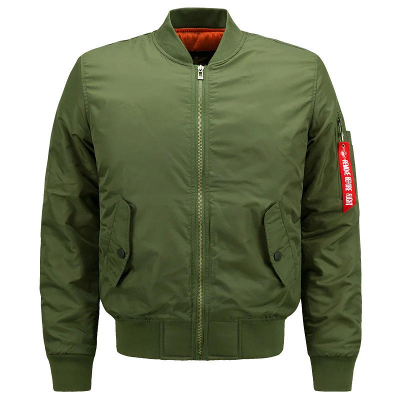Herren Leichter Nylon-Bomber mit Ärmeltasche, Rippbündchen und Thermo‑Wattierung Nord Taschen