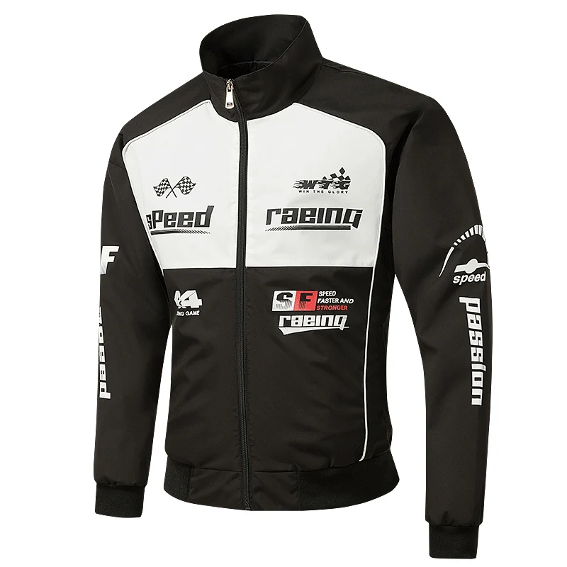 Herren Rennsport-Trackjacke im Retro-Motorsport-Stil Nord Taschen