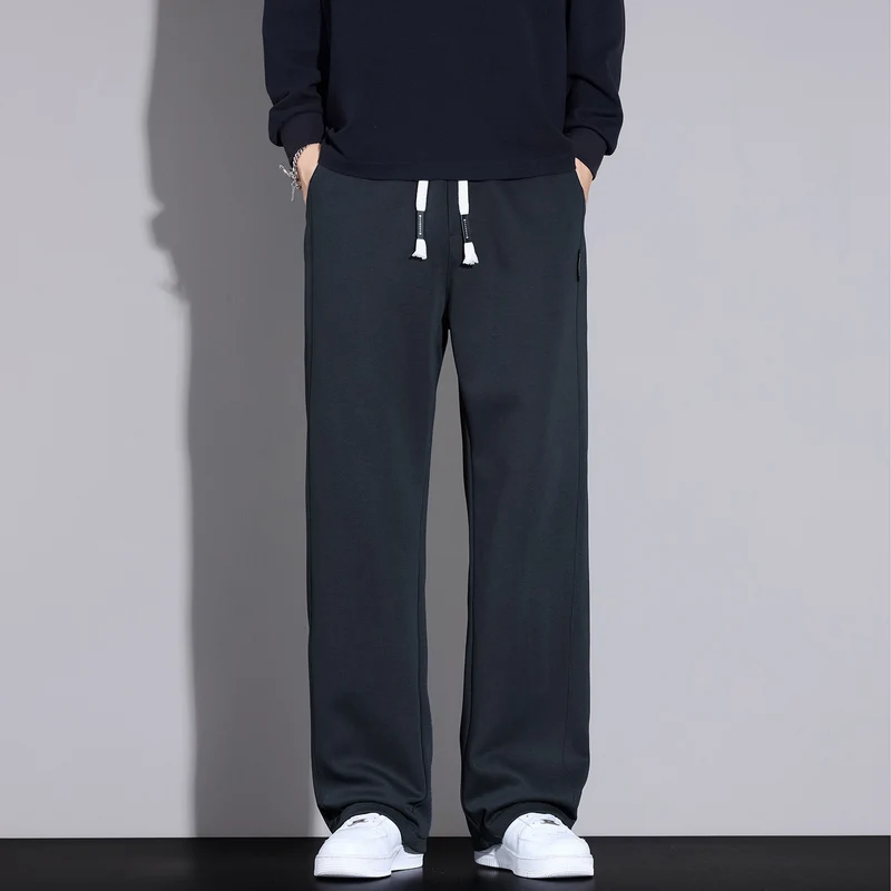 Herren Locker geschnittene Sweatpants mit Kordelzug und geradem Bein Nord Taschen