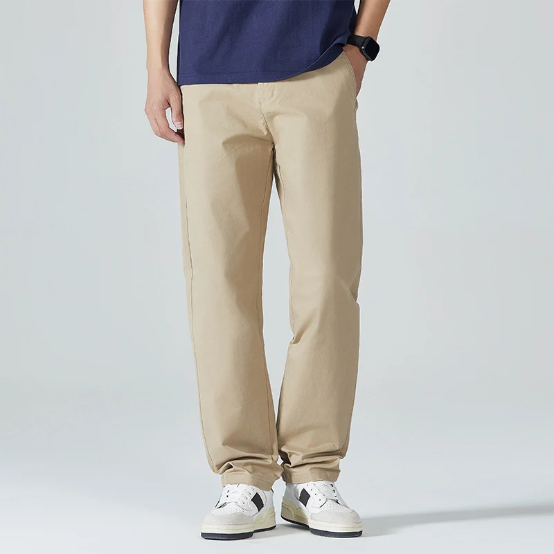Herren Locker geschnittene Baumwoll-Chino mit Komfortbund und dezentem Stretch Nord Taschen
