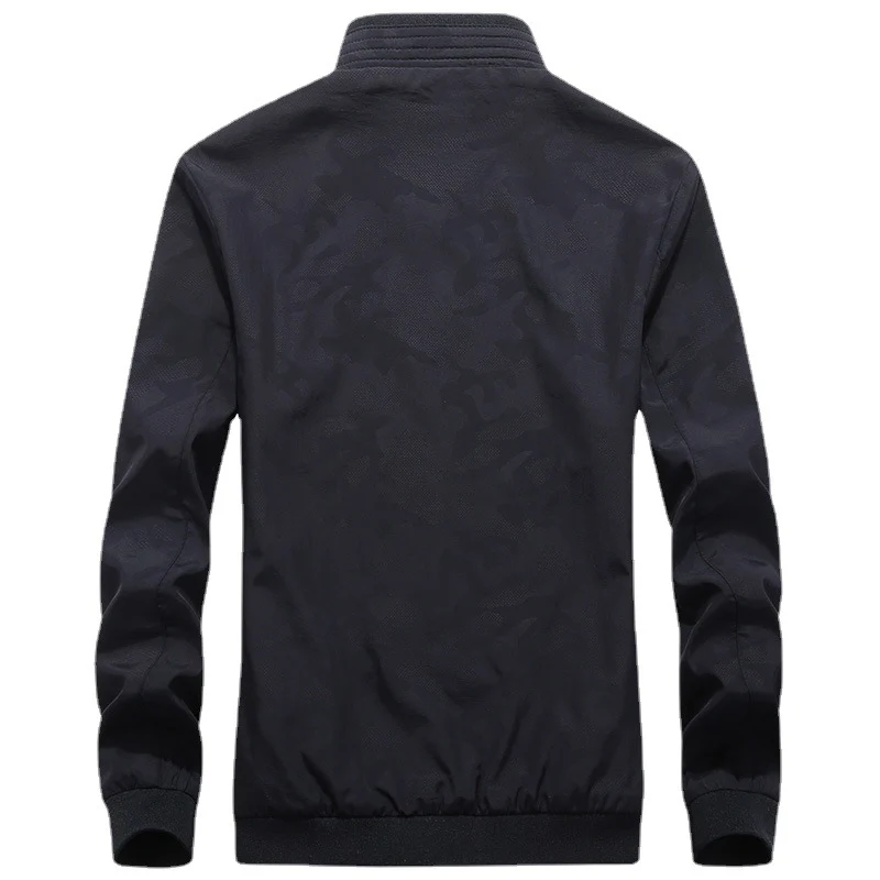 Herren Leichter Bomberblouson mit Mesh‑Futter, Reißverschlusstaschen und Stehkragen Nord Taschen