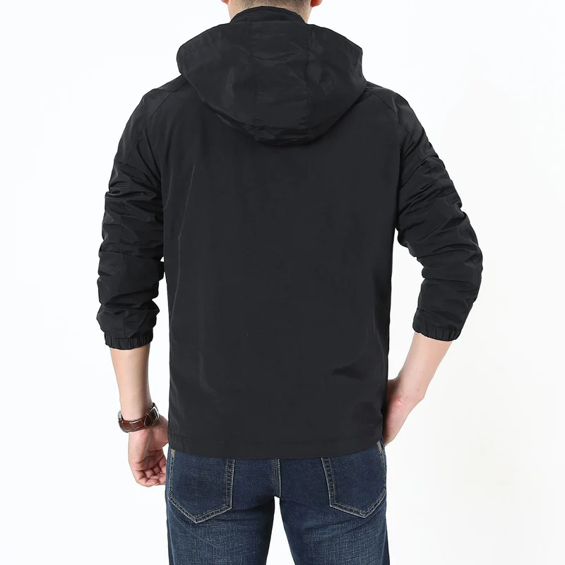 Herren leichter atmungsaktiver Fieldparka mit Mesh‑Futter und Kapuze Nord Taschen