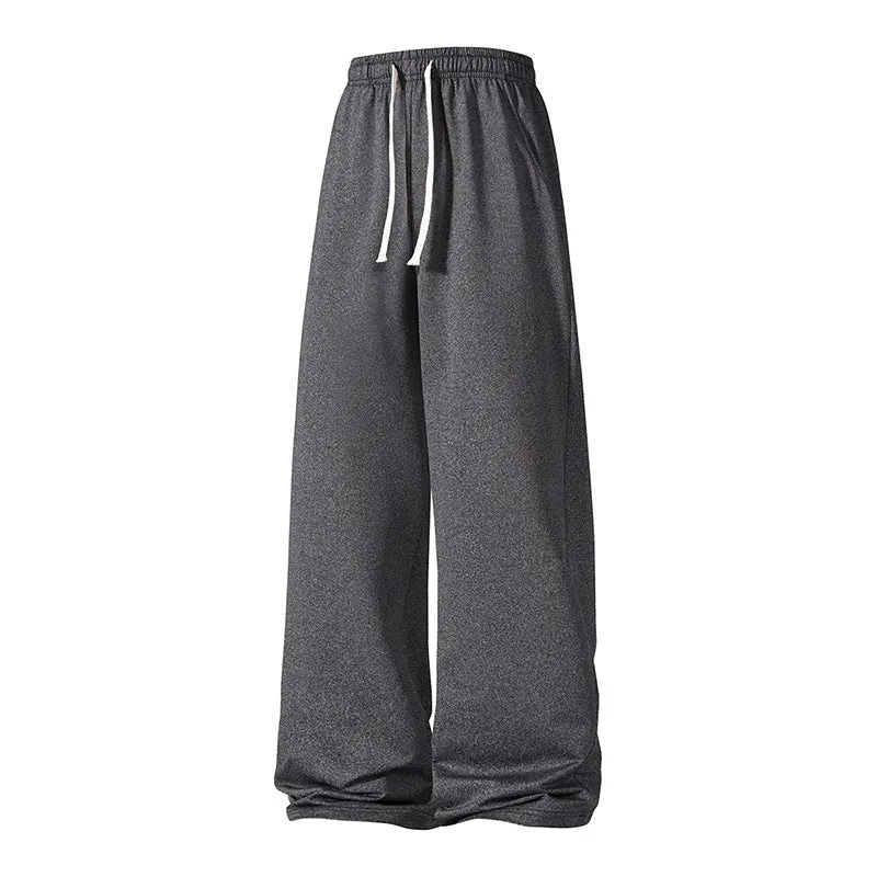 Damen Weite Palazzo-Hose mit elastischem Tunnelzugbund und fließender Satinoptik Nord Taschen