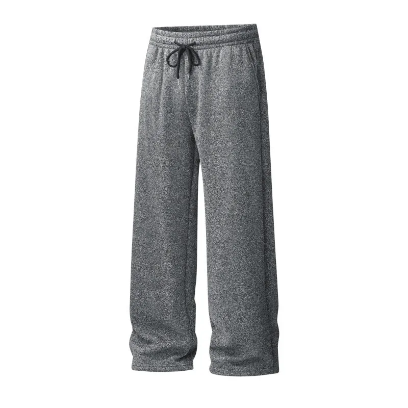 Damen weite Lounge‑Hose mit elastischem Bund, Kordelzug & flauschigem Fleece‑Innenfutter Nord Taschen
