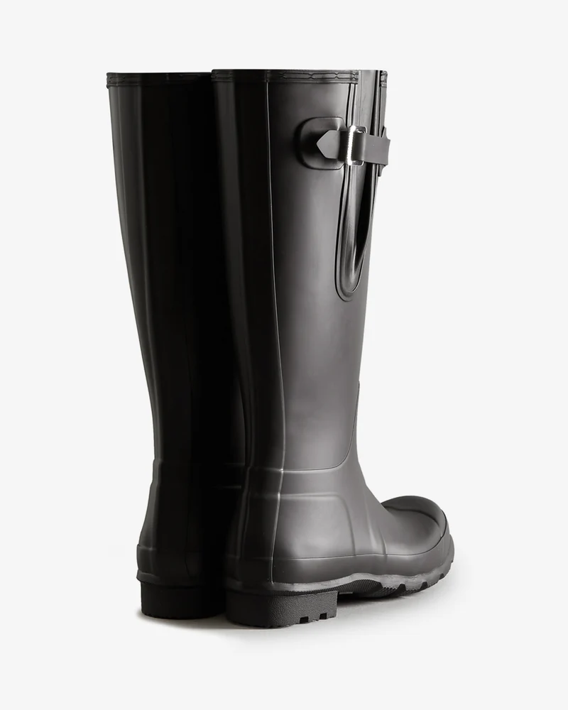 Tall Side Adjustable Wellington Gummistiefel Schwarz (Herren)