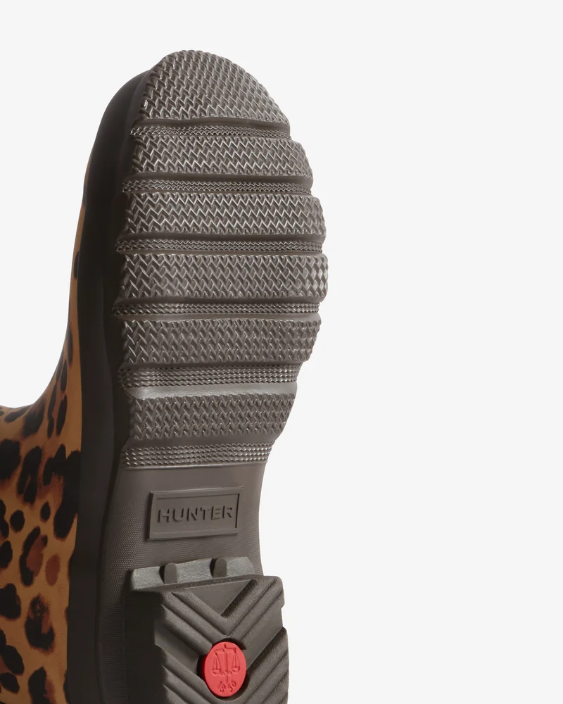 Original Short Leopard Print Gummistiefel (Damen)