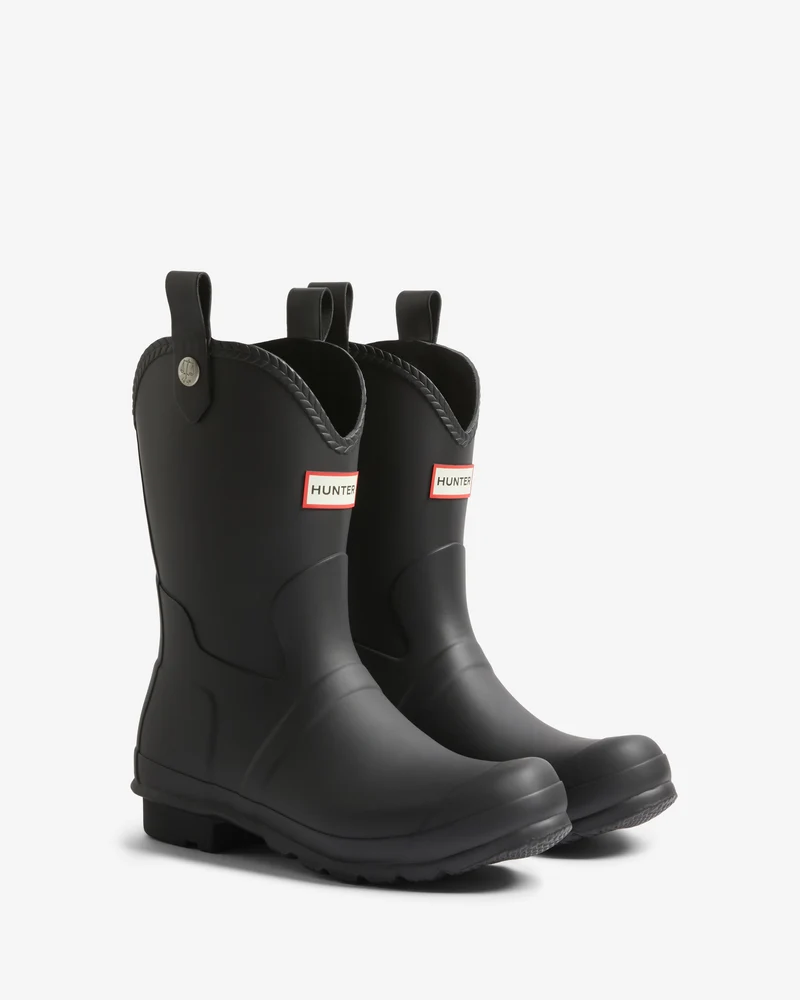 Original Cowboy Wellington Gummistiefel Schwarz (Damen)