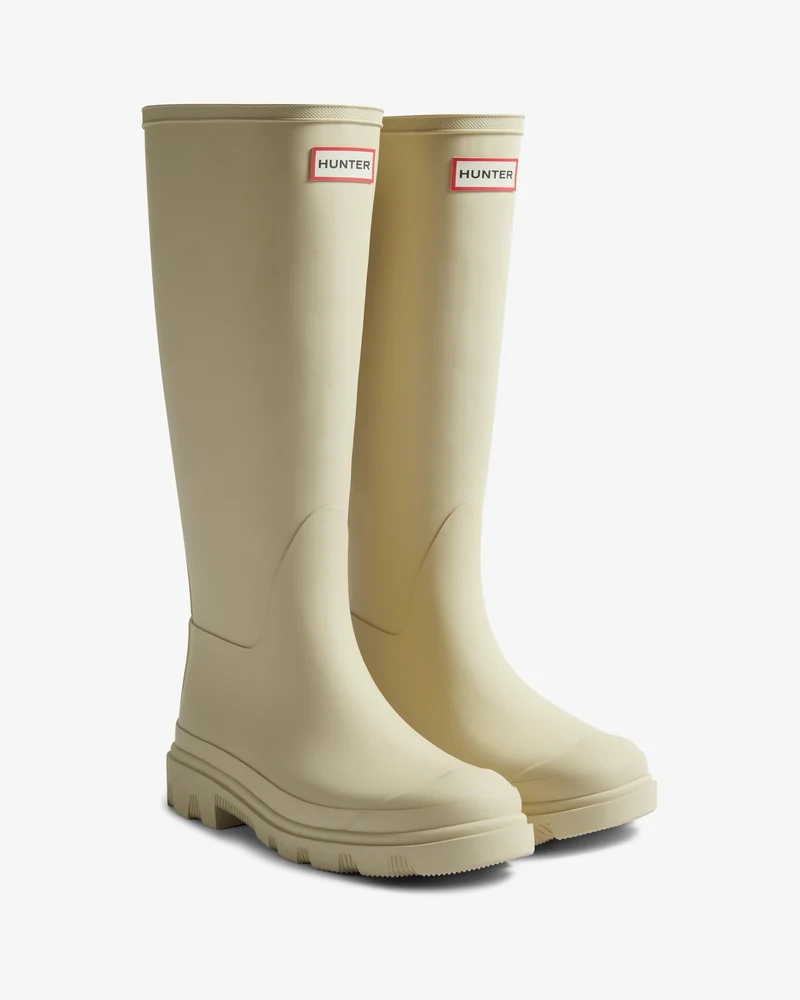 Downpour Tall Wellington Gummistiefel Beige (Unisex)