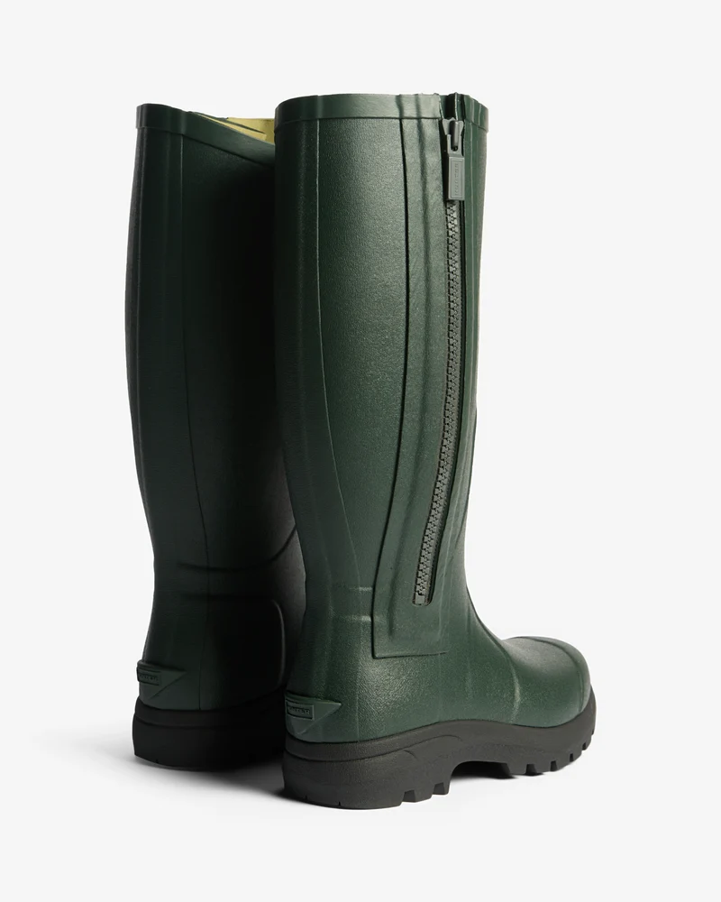 Balmoral MKII Full Zip Wellington Gummistiefel Dunkelgrün/Schwarz (Unisex)