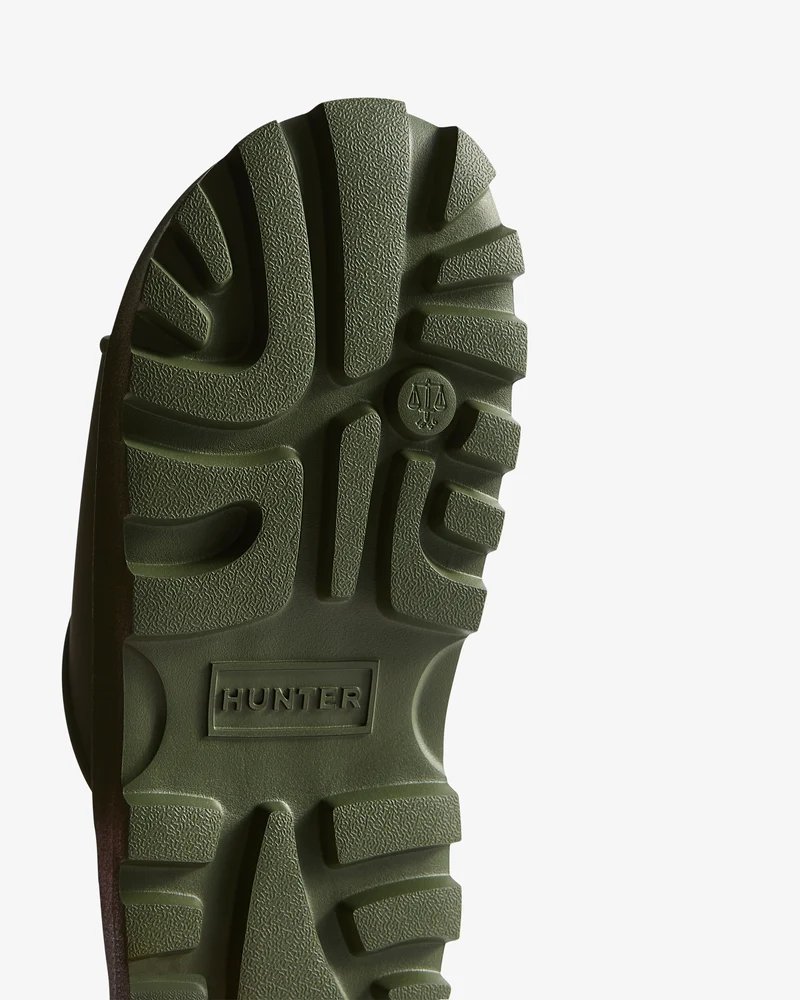 Moulded Stacked Silicon Logo Sandalen Grün (Unisex)