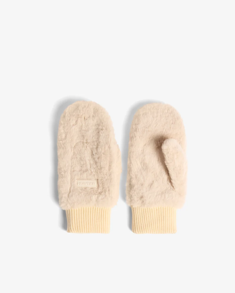 Blackmuir Sherpa Ohrenschützer/Fäustlinge Box Set Beige (Unisex)