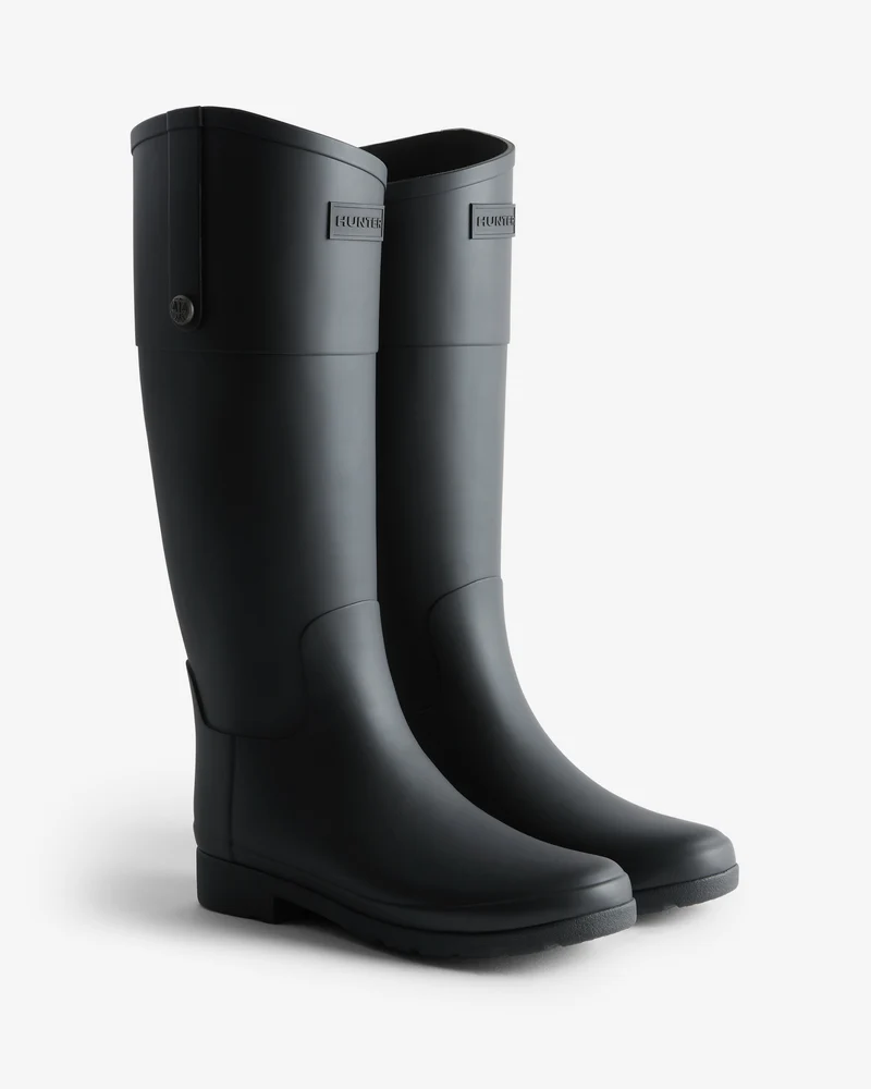 Refined Riding Tall Wellington Gummistiefel Schwarz (Damen)