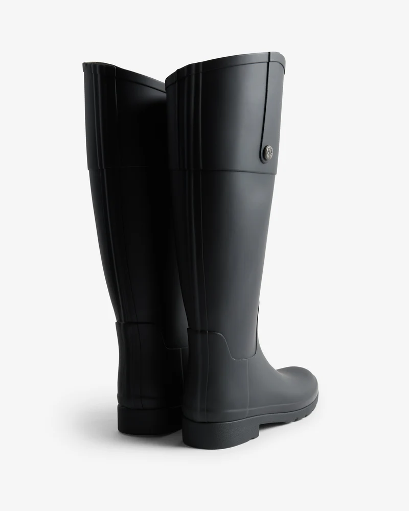 Refined Riding Tall Wellington Gummistiefel Schwarz (Damen)