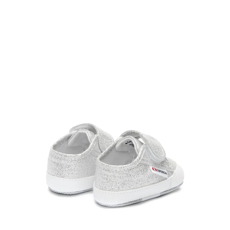 4006 BABY STRAP LAME - Sneakers - Low Cut - Girl - Grey Silver