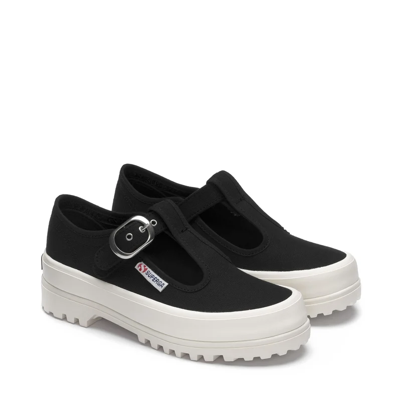2541 MARY JANE ALPINA - Le Superga - Low Cut - Woman - Black-FAvorio