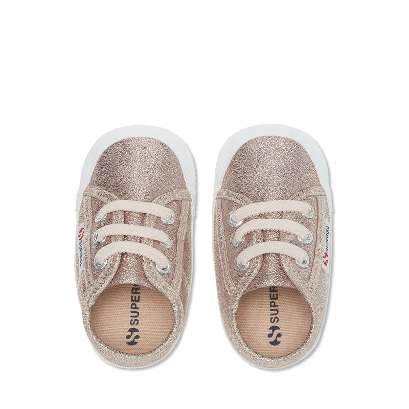 4006 BABY LAME - Sneakers - Low Cut - Girl - Rose Platinum-Orange Rosewater