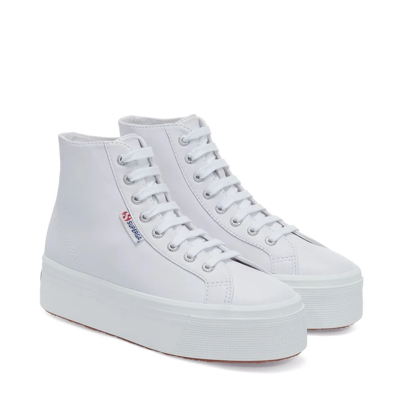 2708 HI TOP NAPPA - Lady Shoes - Wedge - Woman - Optical White