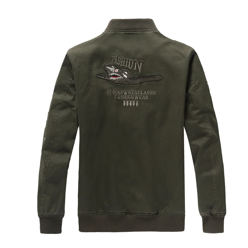 Herren Field-Bomberjacke im Pilotenstil mit Patch-Applikationen und Ärmeltasche Nord Taschen