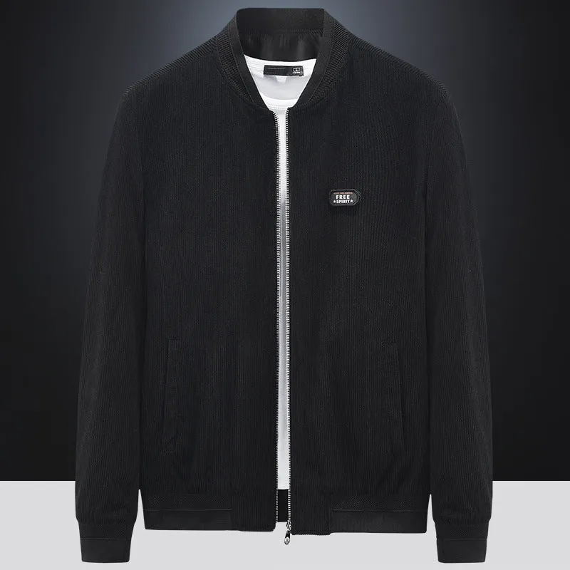 Herren Cordbomberjacke mit gesteppter Thermo-Innenfütterung und Ellbogenpatches Nord Taschen