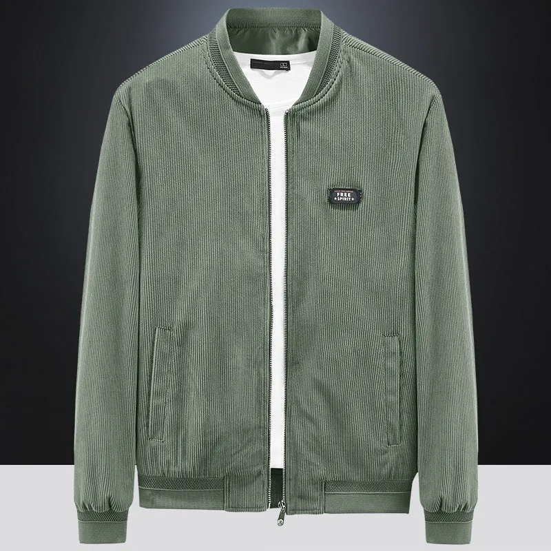 Herren Cordbomberjacke mit gesteppter Thermo-Innenfütterung und Ellbogenpatches Nord Taschen
