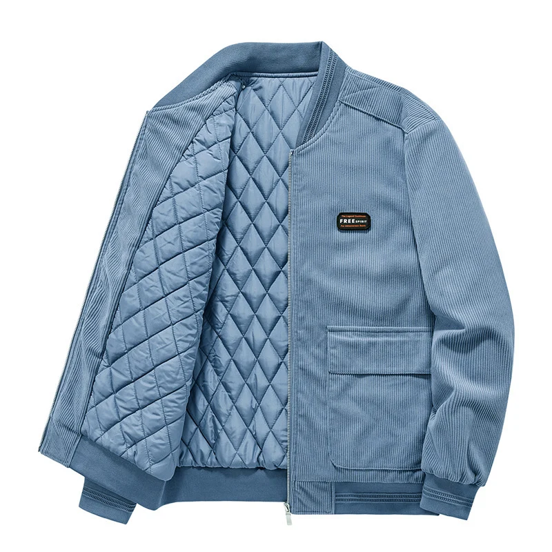 Herren Cordblouson mit gesteppter Thermo-Innenfüllung Nord Taschen