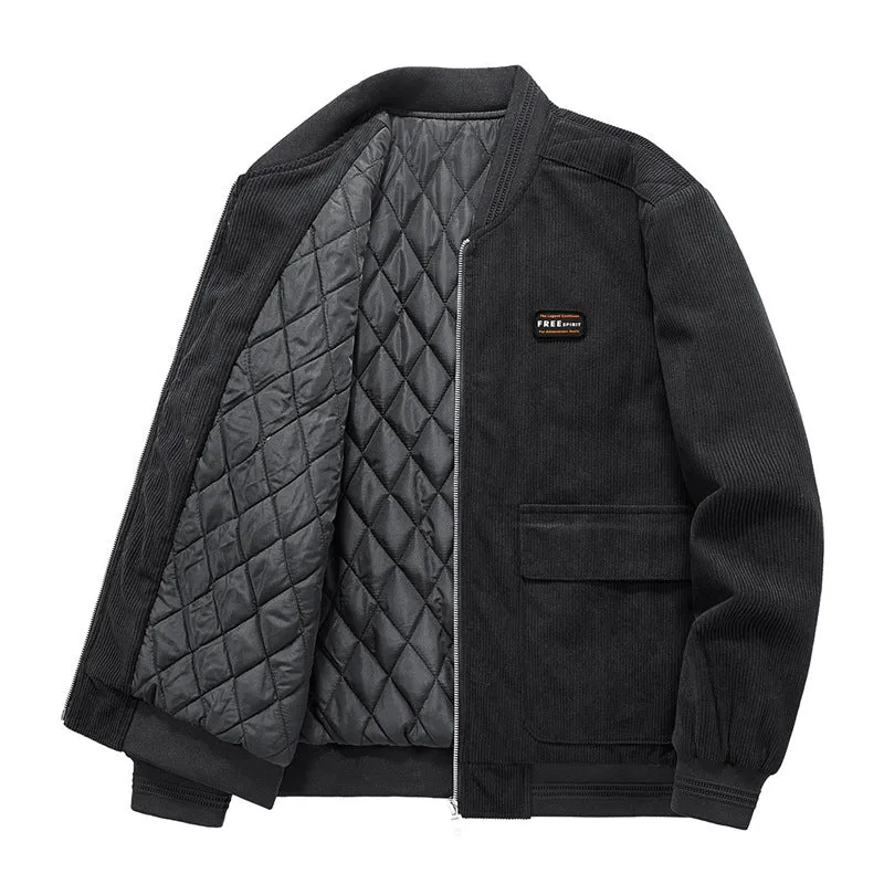 Herren Cordblouson mit gesteppter Thermo-Innenfüllung Nord Taschen