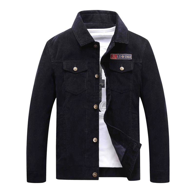 Herren Cord‑Truckerjacke mit Teddyfutter und aufgesetzten Brusttaschen Nord Taschen
