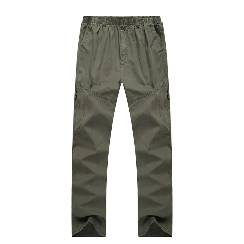 Herren Cargohose mit elastischem Bund, multifunktionalen Utility‑Taschen und geradem Schnitt Nord Taschen