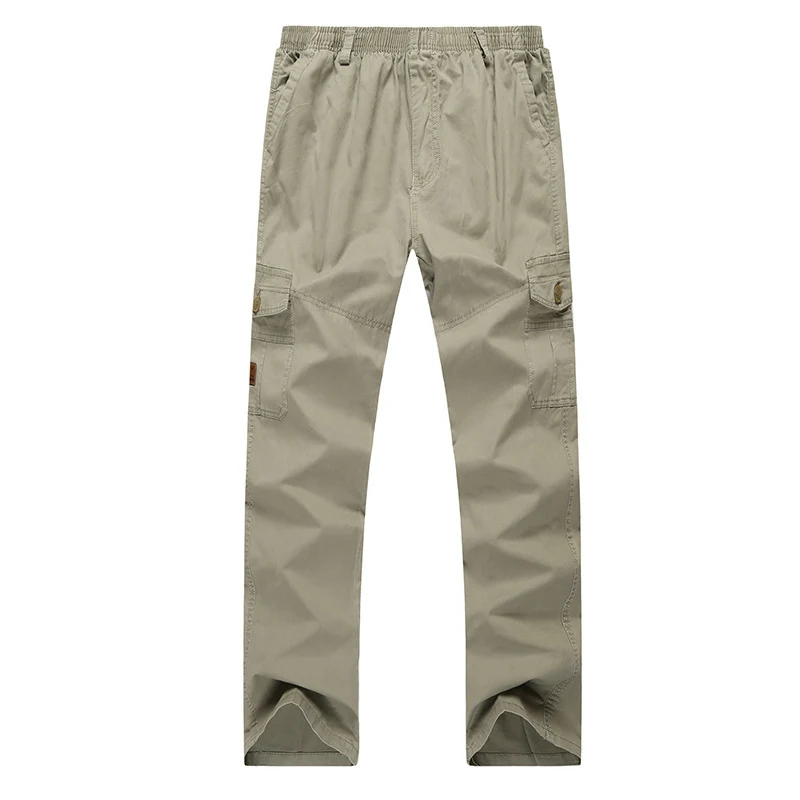 Herren Cargohose mit elastischem Bund, multifunktionalen Utility‑Taschen und geradem Schnitt Nord Taschen