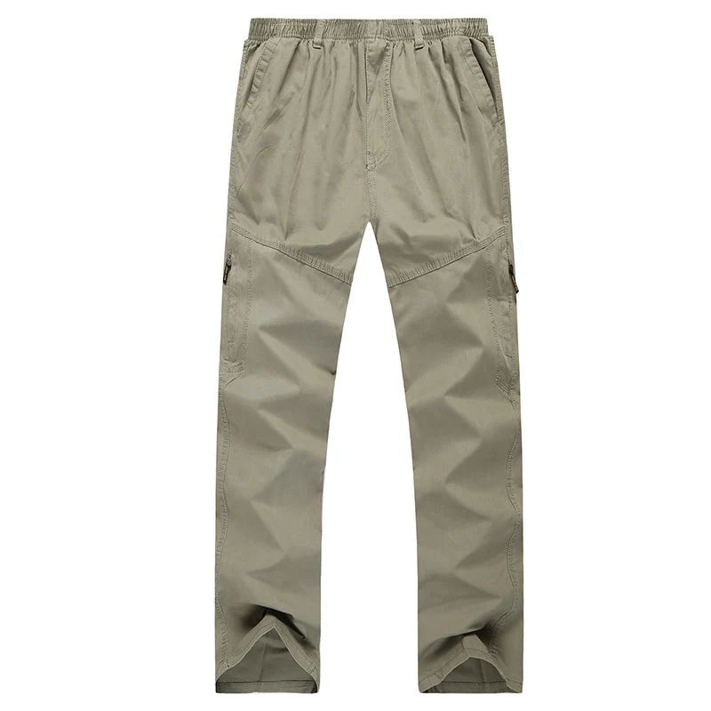 Herren Cargohose mit elastischem Bund, multifunktionalen Utility‑Taschen und geradem Schnitt Nord Taschen