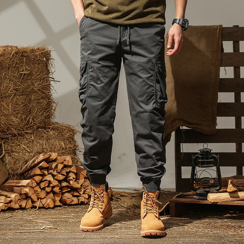 Herren Cargo-Jogginghose mit Utility-Taschen und elastischen Bündchen Nord Taschen