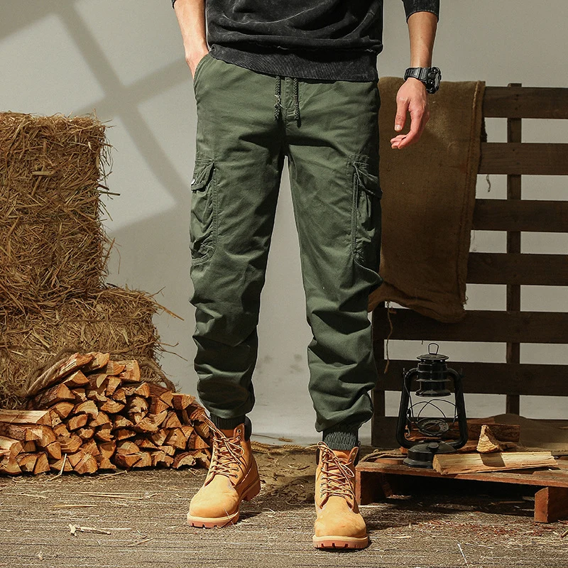 Herren Cargo-Jogginghose mit Utility-Taschen und elastischen Bündchen Nord Taschen