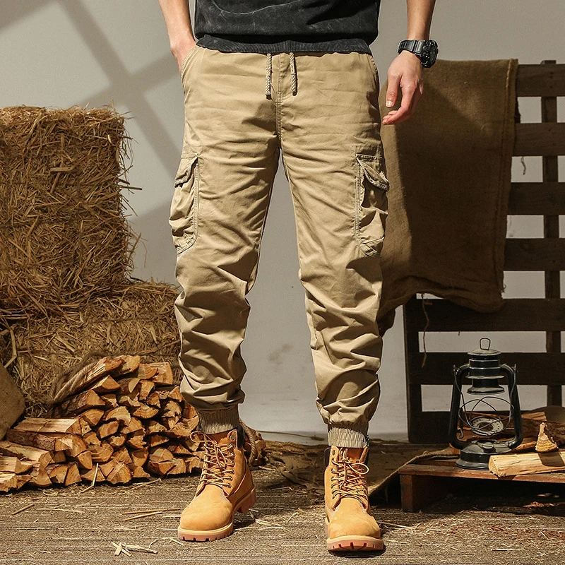 Herren Cargo-Jogginghose mit Utility-Taschen und elastischen Bündchen Nord Taschen