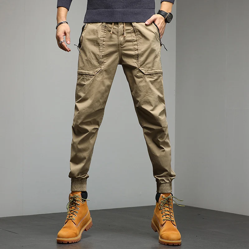 Herren Cargo-Joggerhose mit Utility-Taschen und elastischem Bündchen Nord Taschen